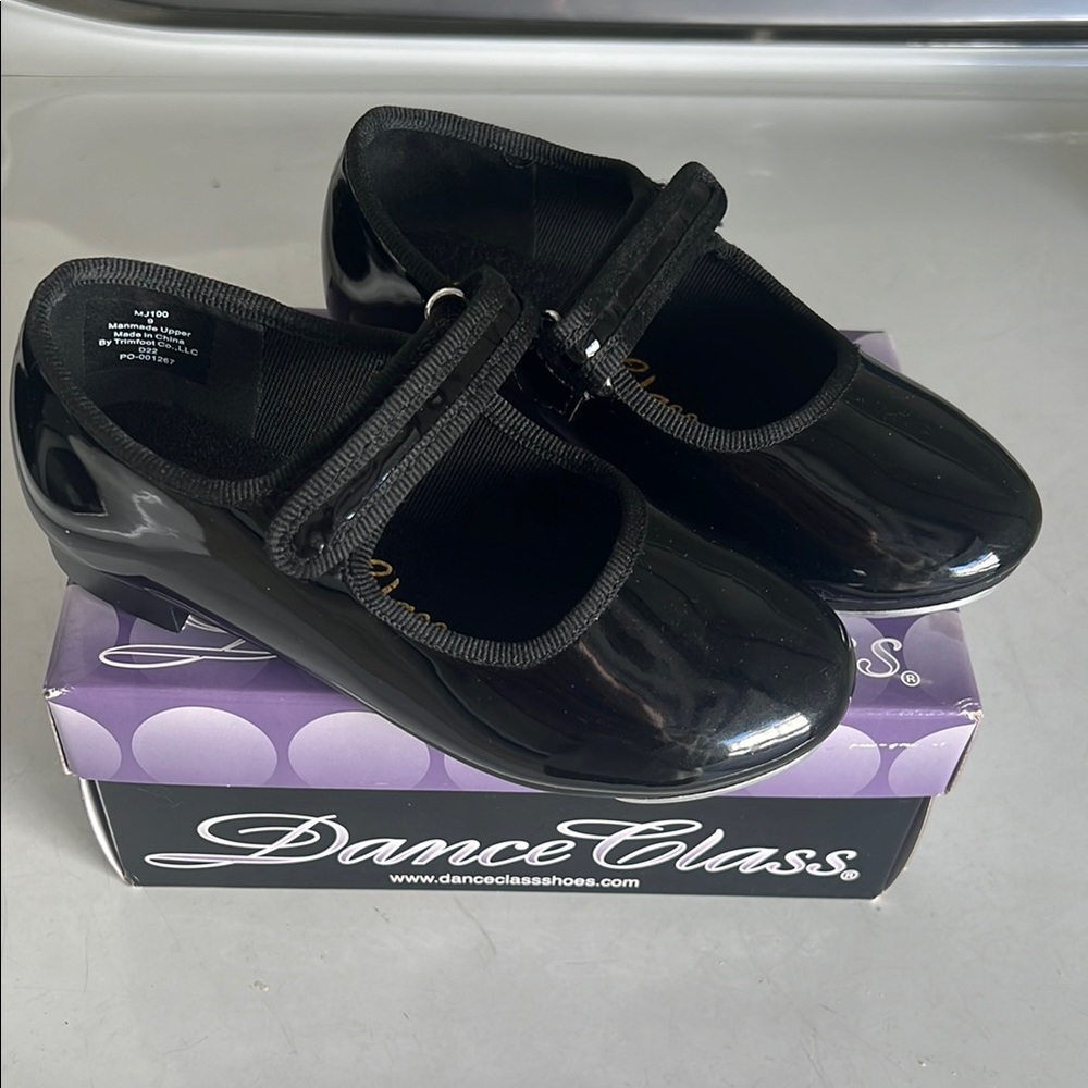 Dance Class Black Mary Jane Tap Shoes